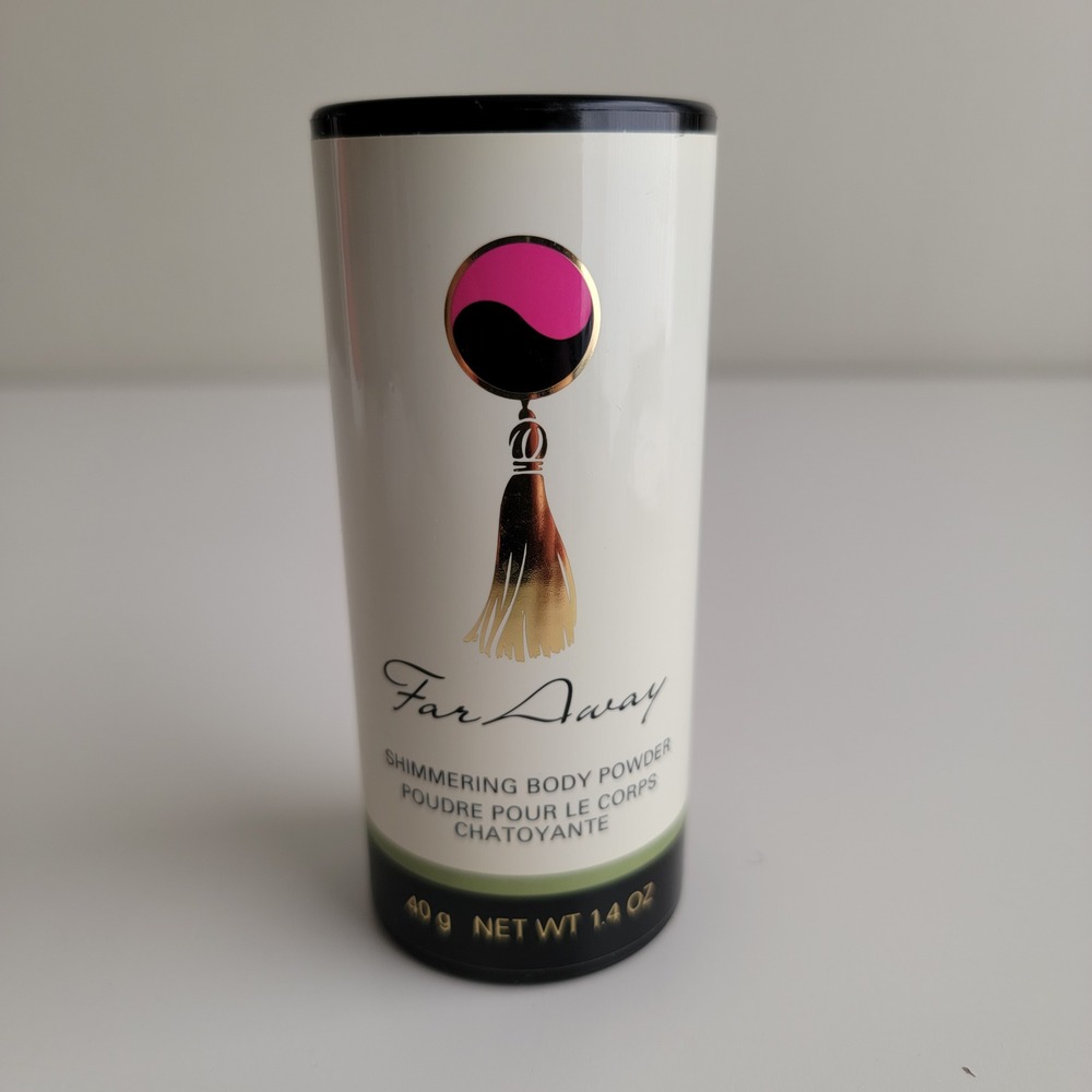 Vintage Avon Far Away Shimmering Body Powder 1.4oz UNBROKEN SEAL 2002